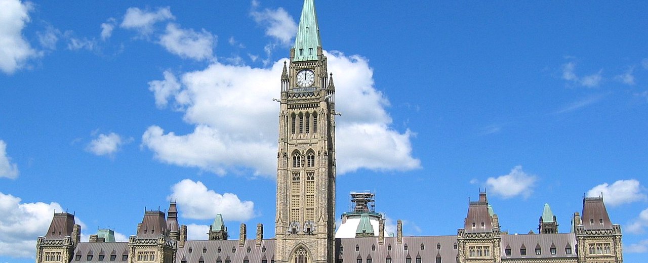 Ottawa city-specific skyline and landmark banner for CityPage