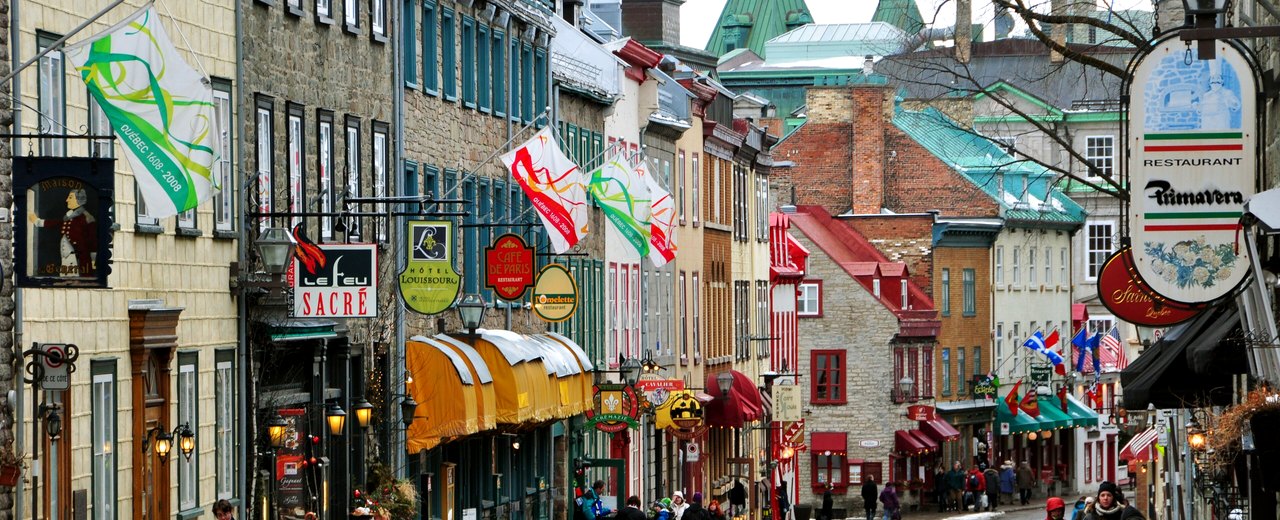 Quebec City city-specific skyline and landmark banner for CityPage